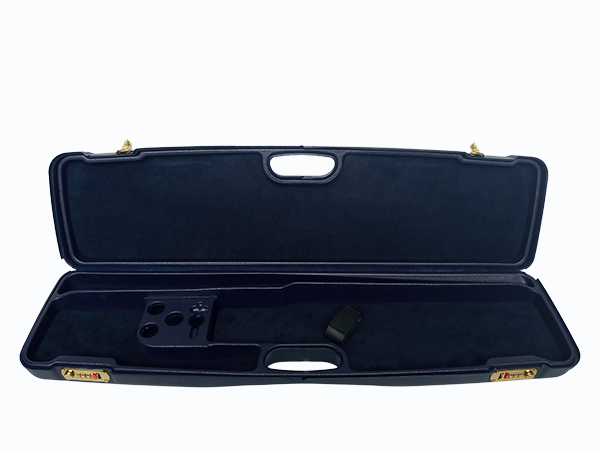 Estojo Compacto em Polipropileno para Espingarda Max. 78cm (1 Coronha + 1 Cano) - AZUL ROYAL c/ Porta-Chokes - Marca Negrini