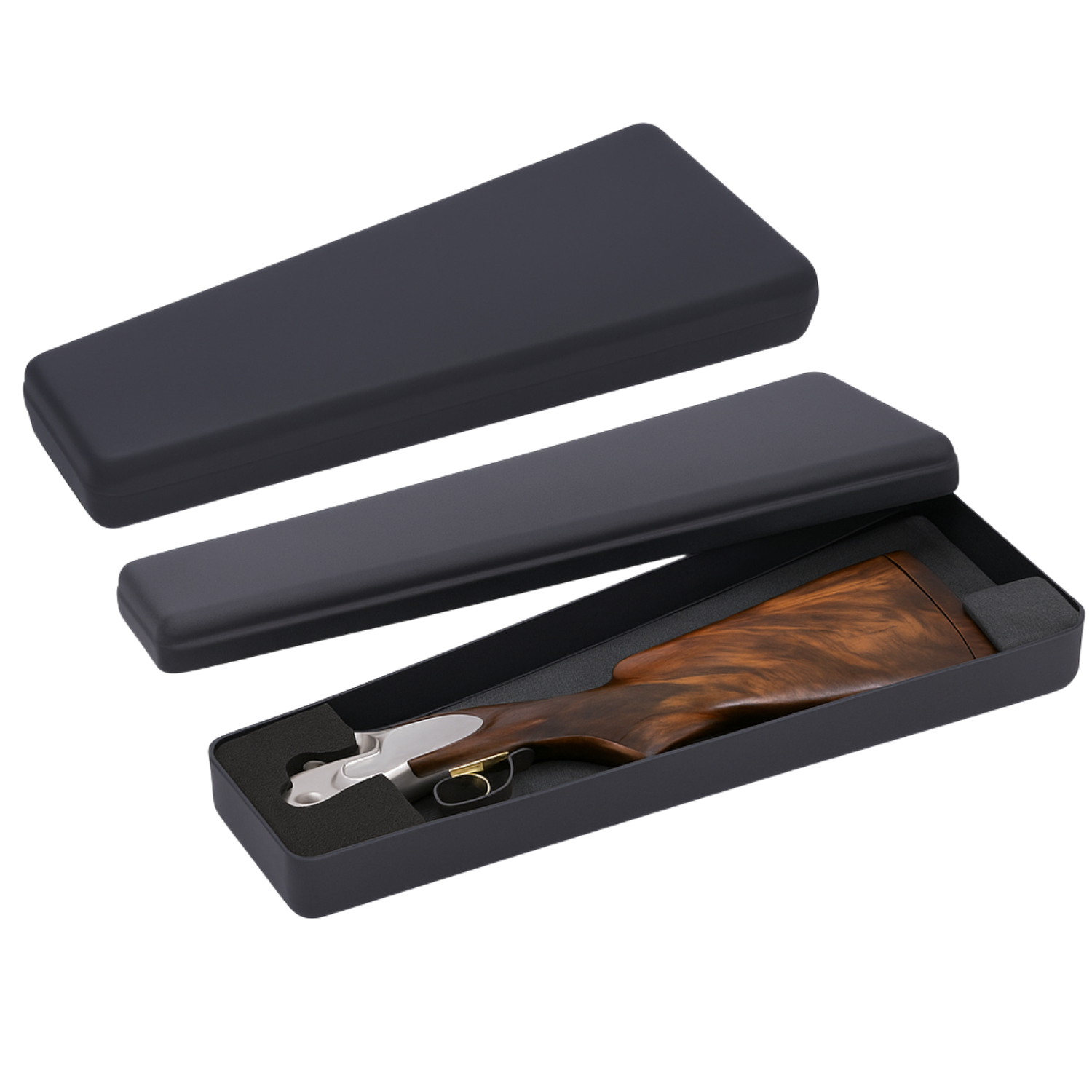 Estojo em Polipropileno para Coronha de Espingarda - Cor Preto - Marca Negrini