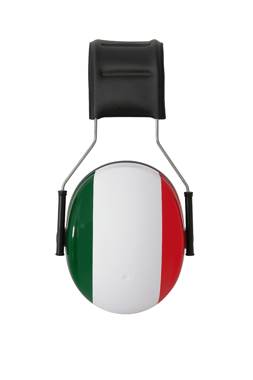 Abafador de Ruído - Marca Peltor 3M - Personalizado Italian Flag - Concha Alta
