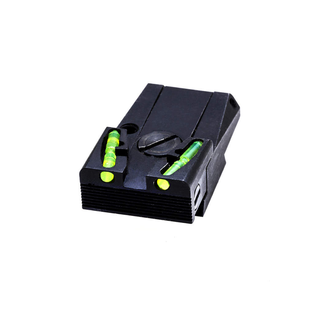 Alça de Mira c/ Fibra Ótica Cambiável para Glock - Marca Hi Viz