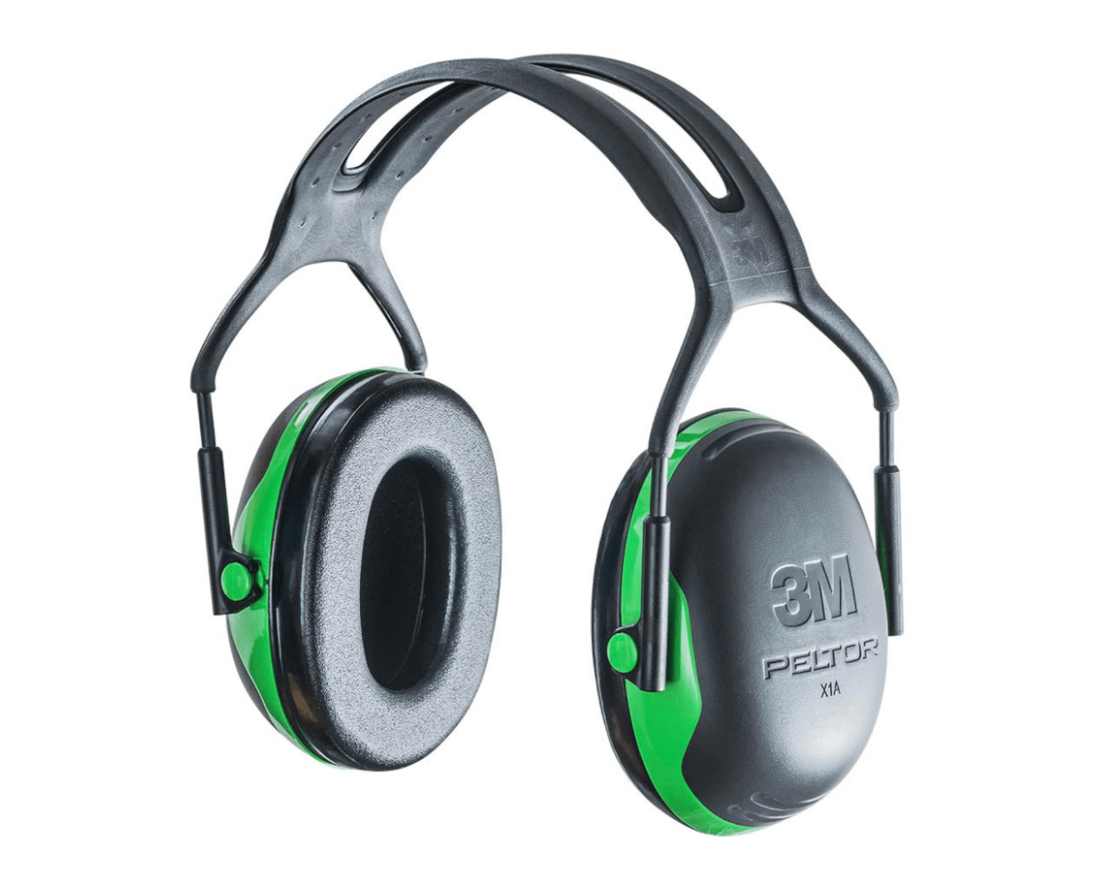 Abafador de Ruído - Marca Peltor 3M - Concha Baixa - Preto e Verde