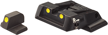 Alça + Massa de Mira para Pistola Smith&Wesson - Modelo Yellow Luminova - Marca LPA