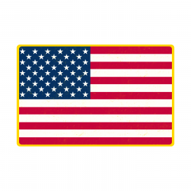 Patch Bordado Bandeira do USA - By Mundo Tiro