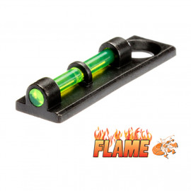 Flame - Mira Universal para Espingarda com Fibra Ótica Vermelha - Marca Hi Viz