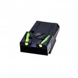 Alça de Mira c/ Fibra Ótica Cambiável para Glock - Marca Hi Viz