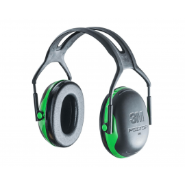 Abafador de Ruído - Marca Peltor 3M - Concha Baixa - Preto e Verde