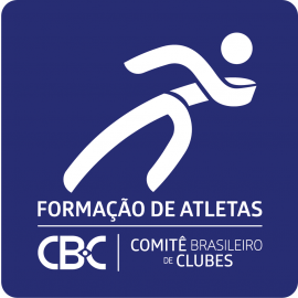 Patch Bordado CBC - Formação de Atletas - Fundo Azul - By Mundo Tiro