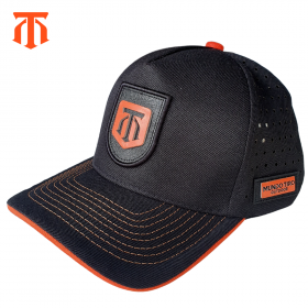 Boné Mundo Tiro Classic - Preto com detalhe Laranja